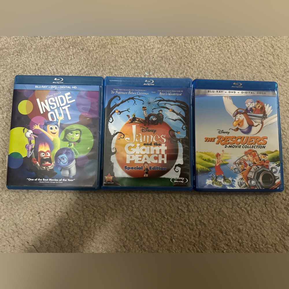 Disney Blu-ray Set bundle